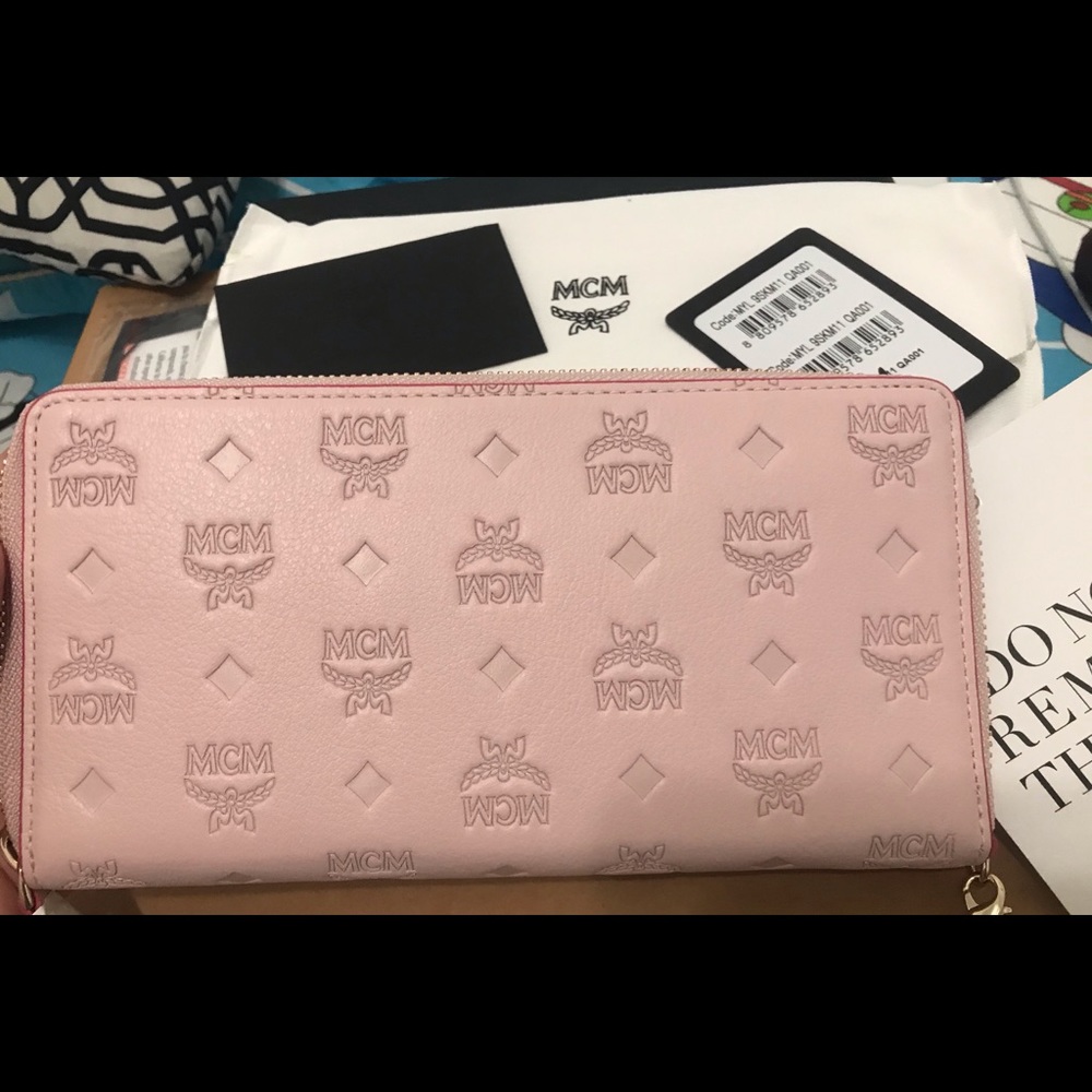 COPY - MCM Light pink wallet